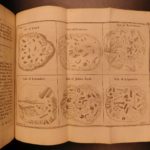 1764 Baker Microscope SCIENCE Chemistry Biology Experiments Salt Crystals RARE