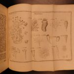 1764 Baker Microscope SCIENCE Chemistry Biology Experiments Salt Crystals RARE