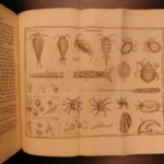 1764 Baker Microscope SCIENCE Chemistry Biology Experiments Salt Crystals RARE