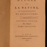 1797 EXQUISITE Bernardin Saint-Pierre Etudes Nature Illustrated Botany Plants