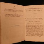 1795 1st ed Constitution of French Republic France Revolution Napoleon Bonaparte