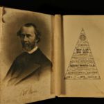 1879 Freemasonry in Holy Land Voyages Masonic Poetry Eastern Star Robert Morris