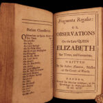 1694 Arcana Aulica Court & Courtier Walsingham English Politics Queen Elizabeth