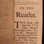 1694 Arcana Aulica Court & Courtier Walsingham English Politics Queen Elizabeth