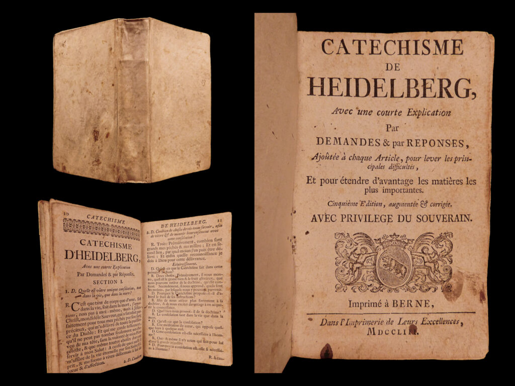 Catechisme de heidelberg. Calvinistic church