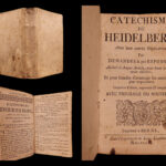 1753 Heidelberg Bible Catechism Reformed Huguenot CALVINISM French Swiss ed