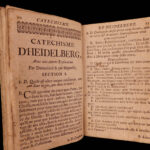 1753 Heidelberg Bible Catechism Reformed Huguenot CALVINISM French Swiss ed