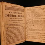 1753 Heidelberg Bible Catechism Reformed Huguenot CALVINISM French Swiss ed