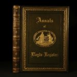 1884 Edward Lloyd’s Register of Shipping British Sea Trade Ships PRIZE BINDING