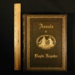 1884 Edward Lloyd’s Register of Shipping British Sea Trade Ships PRIZE BINDING