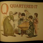1910 Kate Greenaway Apple Pie Color Illustrated Children’s Alphabet Literature