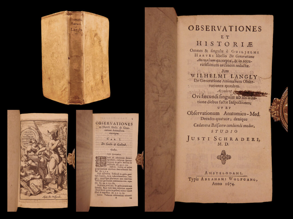 Observationes et historiae omnes. William harvey.