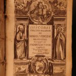 1630 1st ed on Virgin Mary Mariology NAPLES Jesuit Marcantonio Capece Italian