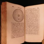 1720 1ed Jesuit Daniel on Descartes Philosophy Horology Cartesian Astrology
