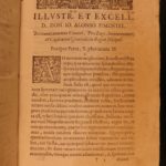 1603 NAPLES Italian Law Decisiones Sacri Regii Consilii Neapolitani Italy Capece