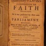 1651 William Parker on Westminster Assembly of Divines Scotland Church Doctrine