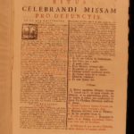 1777 Catholic Missa Defunctorum Requiem MASS Liturgy Senis Sardinia Music Chant