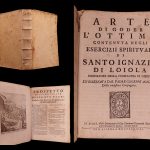 1695 Spanish Saint Ignatius of Loyola Spiritual Exercises JESUIT Agnelli PLATES