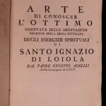 1695 Spanish Saint Ignatius of Loyola Spiritual Exercises JESUIT Agnelli PLATES
