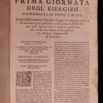 1695 Spanish Saint Ignatius of Loyola Spiritual Exercises JESUIT Agnelli PLATES