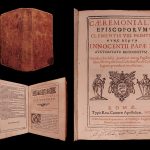 1651 RARE 1st ed Catholic Ceremonial Episcoporum Pope Clement VIII Innocent X