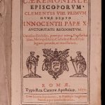 1651 RARE 1st ed Catholic Ceremonial Episcoporum Pope Clement VIII Innocent X
