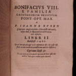 1651 Life of Pope Boniface VIII Philip IV France SCOTTISH Independence Catholic