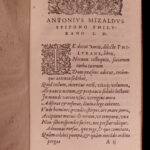 1577 Celestial Astronomy1st ed Astrology Occult Paradoxa Sexuality Mizauld