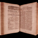 1688 HUGE FOLIO Orthodox Saint Clement of Alexandria Martyrs Pagan Superstition