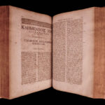 1688 HUGE FOLIO Orthodox Saint Clement of Alexandria Martyrs Pagan Superstition