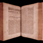 1688 HUGE FOLIO Orthodox Saint Clement of Alexandria Martyrs Pagan Superstition
