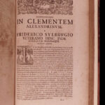 1688 HUGE FOLIO Orthodox Saint Clement of Alexandria Martyrs Pagan Superstition