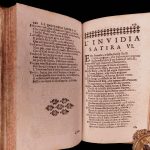 1695 1st ed Satire of Salvatore Rosa Order of the Garter ARMS! Italian Poetry