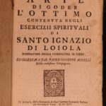 1695 Spanish Saint Ignatius of Loyola Spiritual Exercises JESUIT Agnelli PLATES