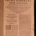 1695 Spanish Saint Ignatius of Loyola Spiritual Exercises JESUIT Agnelli PLATES