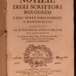 1714 1st ed Bologna Authors GALILEO Astronomy Medicine War Pellegrino Orlandi