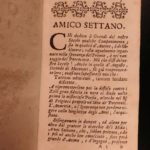 1695 1st ed Satire of Salvatore Rosa Order of the Garter ARMS! Italian Poetry