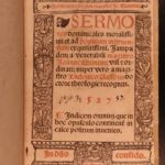 1527 VERY RARE Dominican Catholic Bible Sermons Hacqueville & Quentin Vasseur