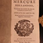 1673 1st ed Mercure Holland Louis XIV Propaganda Prince of Orange Dutch WARS