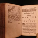 1657 Napoli History of Masaniello Revolt in NAPLES Giraffi Dutch Habsburg Spain