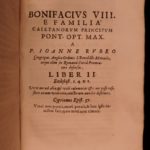 1651 Life of Pope Boniface VIII Philip IV France SCOTTISH Independence Catholic