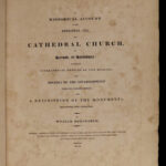 1814 1st ed Cathedral Church of Salisbury Illustrated Church of England Sarum