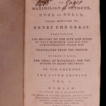 1781 Memoires of Duke of Sully France Henry IV Huguenot Utopian Europe IRISH ed