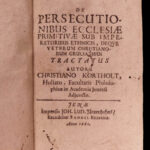 1578 Swiss Johann Wolf Reformed + 1660 Kortholt Persecution Torture Early Church