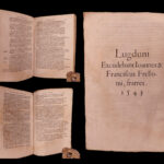 1543 Alardus of Amsterdam Bible Commentary Erasmus Chrysostom Ambrose Gregory