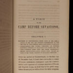 1855 1st ed Sevastopol Crimean War MAP Turkey Constantinople McCormick Visit