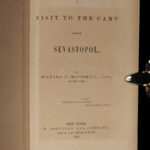 1855 1st ed Sevastopol Crimean War MAP Turkey Constantinople McCormick Visit