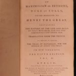 1781 Memoires of Duke of Sully France Henry IV Huguenot Utopian Europe IRISH ed