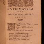 1608 1ed Giovanni Botero Memorabili Ambrose Aquinas Thomas More Popes Italian