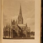 1814 1st ed Cathedral Church of Salisbury Illustrated Church of England Sarum